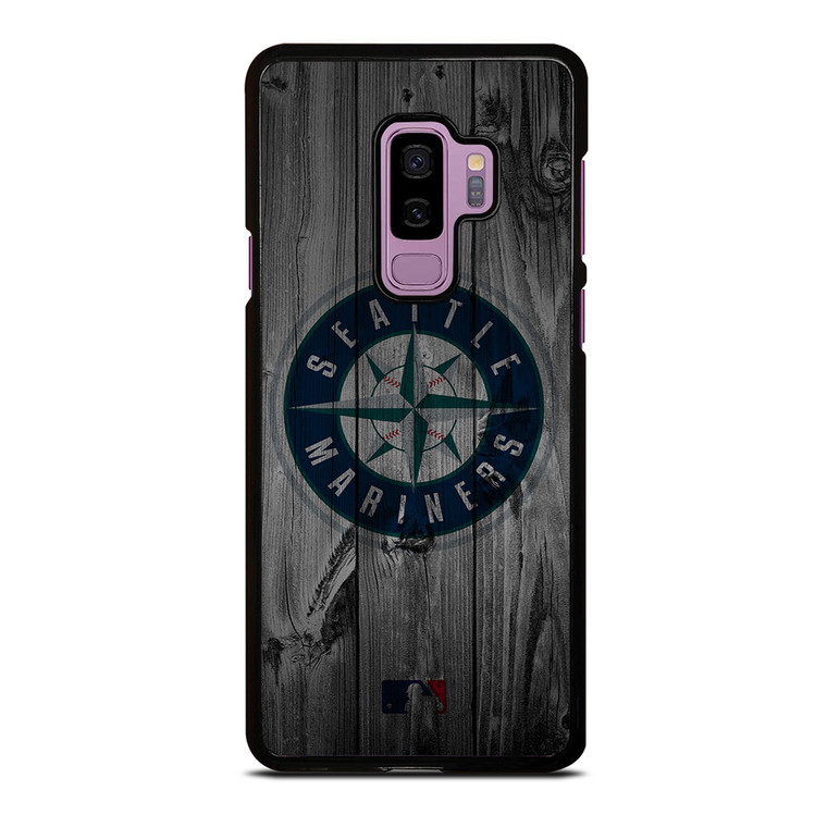 SEATTLE MARINERS BASEBALL MLB WOOD LOGO Samsung Galaxy S9 Plus Case Cover