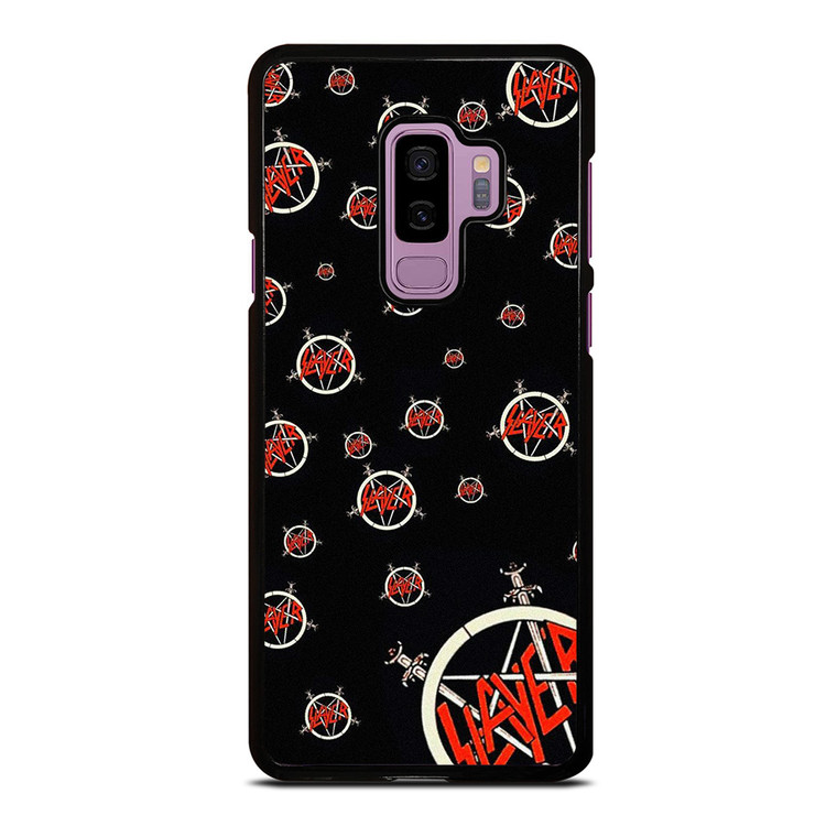 SLAYER ROCK BAND PATTERN Samsung Galaxy S9 Plus Case Cover