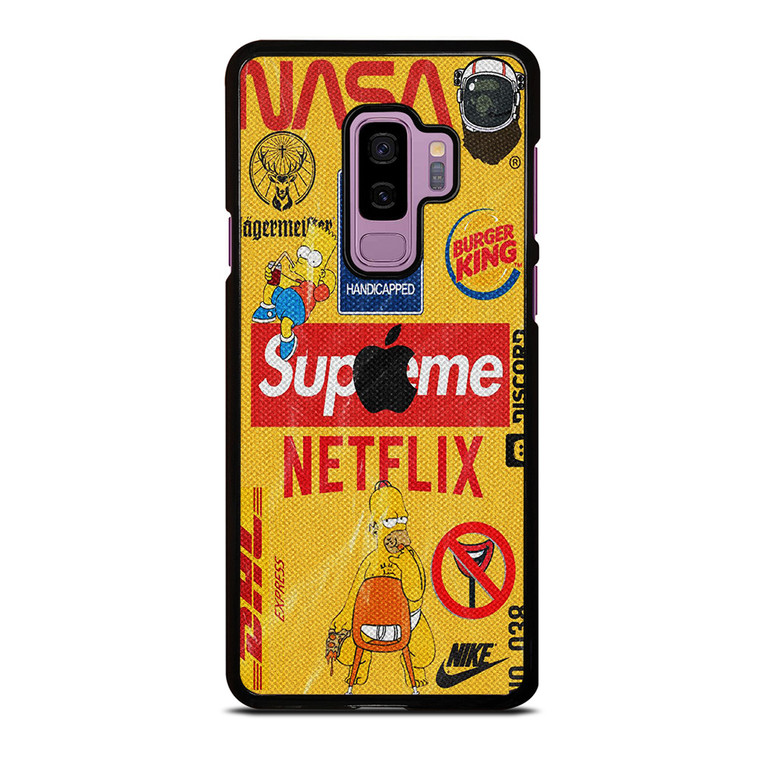 SUPREME NETFLIX COLLAGE Samsung Galaxy S9 Plus Case Cover SUPREME NETFLIX COLLAGE Samsung Galaxy S9 Plus Case Cover