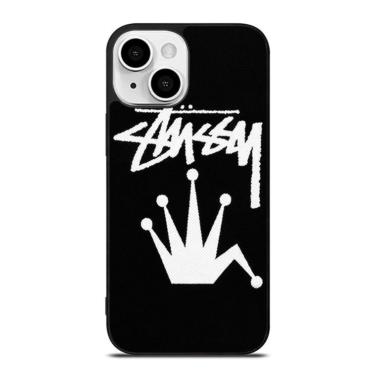 STUSSY PARIS BENT CROWN iPhone 13 Mini Case Cover