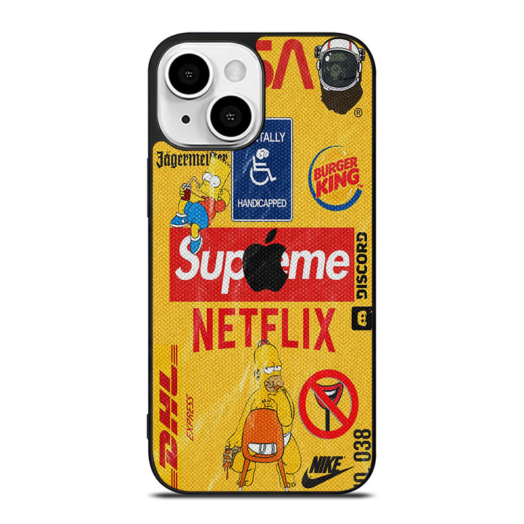 SUPREME NETFLIX COLLAGE iPhone 13 Mini Case Cover