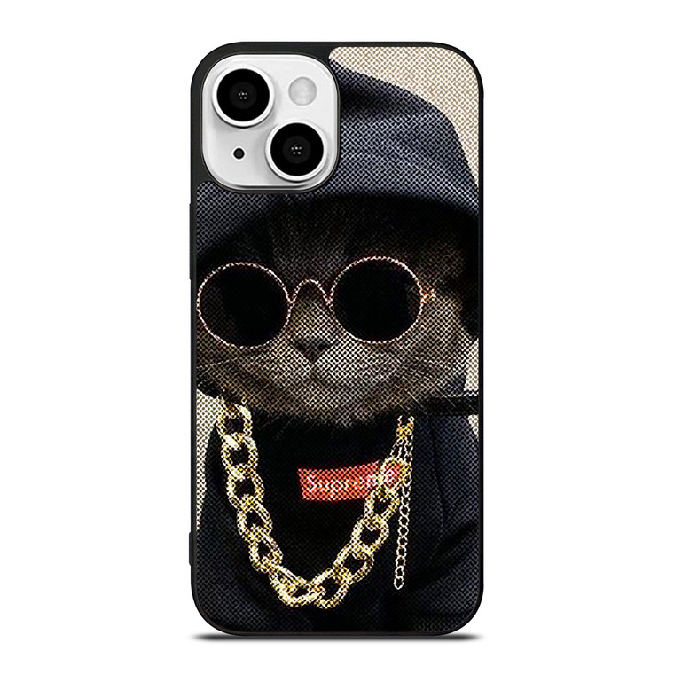 SUPREME SWAG CAT iPhone 13 Mini Case Cover