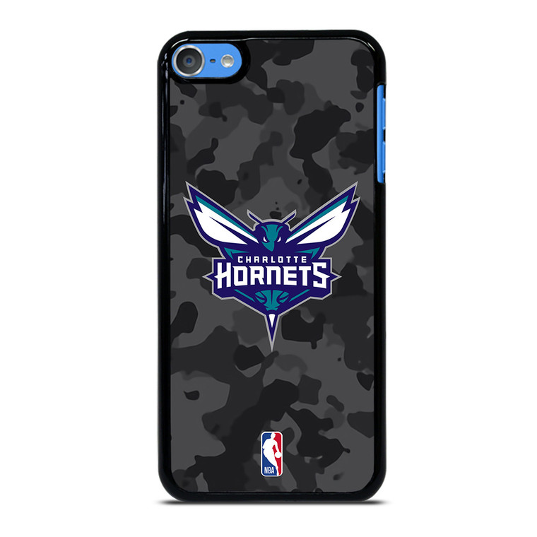 CHARLOTTE HORNETS BLACK CAMO iPod Touch 7 Case Cover