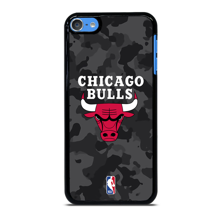 CHICAGO BULLS BLACK CAMO iPod Touch 7 Case Cover