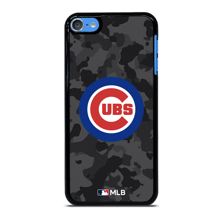 CHICAGO CUBS BASEBALL BLACK CAMO iPod Touch 7 Case Cover