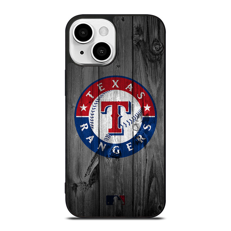 TEXAS RANGERS BASEBALL MLB WOOD LOGO iPhone 13 Mini Case Cover