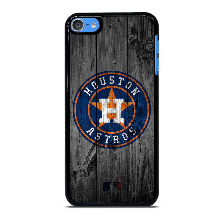 HOUSTON ASTROS BASEBALL MLB WOOD LOGO iPod Touch 7 Case Cover