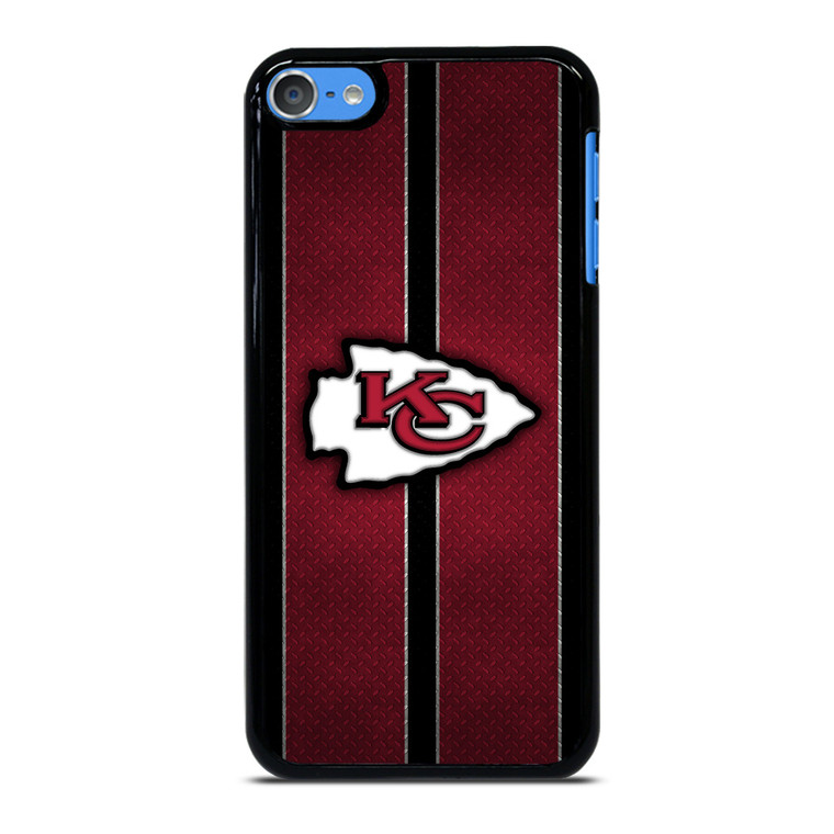 KANSAS CITY CHIEFS NFL METAL STRIPE iPod Touch 7 Case Cover