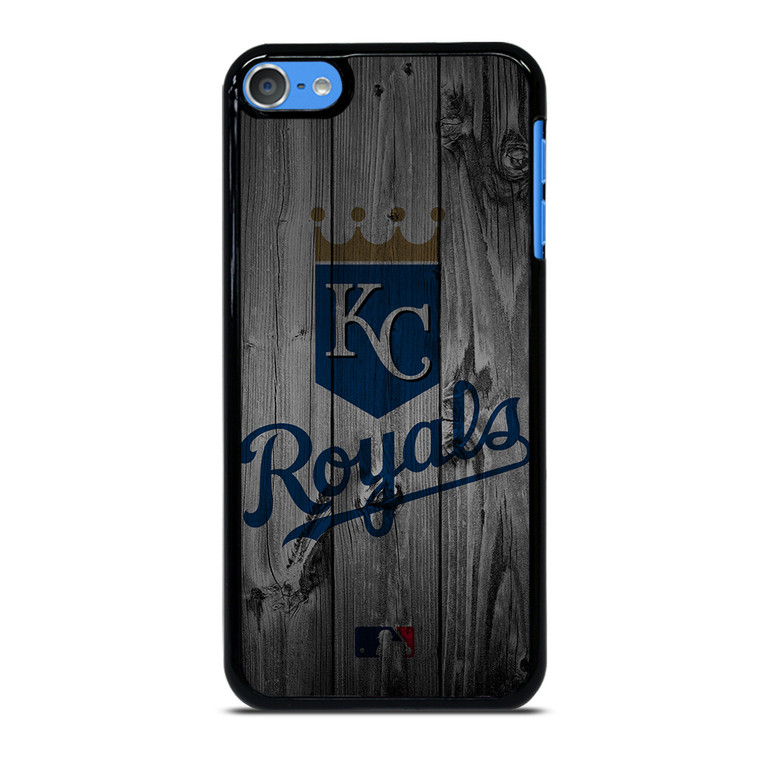 KANSAS CITY ROYALS BASEBALL MLB WOOD LOGO iPod Touch 7 Case Cover