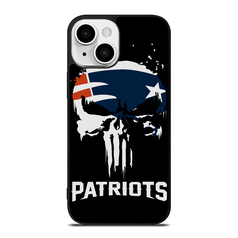 THE PUNISHER X NEW ENGLAND PATRIOTS NFL FOOTBALL iPhone 13 Mini Case Cover