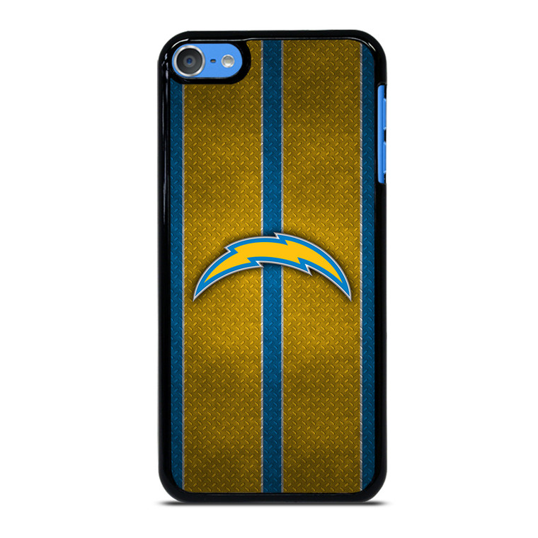 LOS ANGELES CHARGERS NFL METAL STRIPE iPod Touch 7 Case Cover