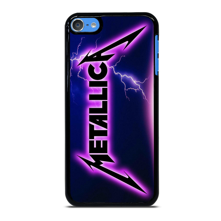 METALLICA ROCK BAND VIOLET LIGHTNING iPod Touch 7 Case Cover