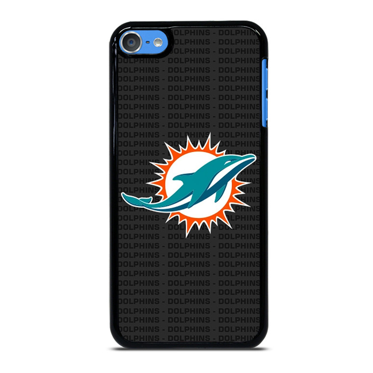MIAMI DOLPHINS FOOTBALL TEXT iPod Touch 7 Case Cover