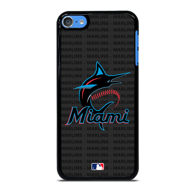 MIAMI MARLINS BASEBALL BLACK iPod Touch 7 Case Cover