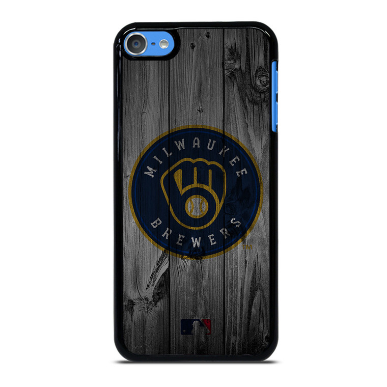 MILWAUKEE BREWERS BASEBALL MLB WOOD LOGO iPod Touch 7 Case Cover