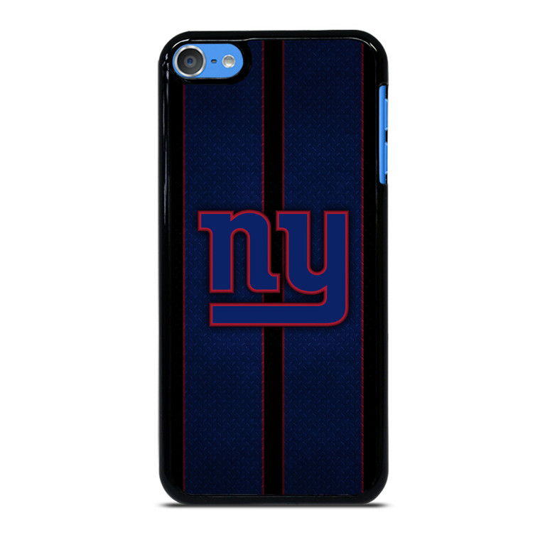 NEW YORK GIANTS NFL METAL STRIPE iPod Touch 7 Case Cover