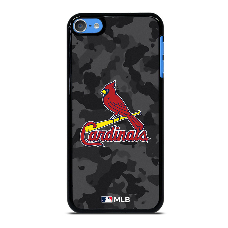 SAINT LOUIS CARDINALS BASEBALL BLACK CAMO iPod Touch 7 Case Cover