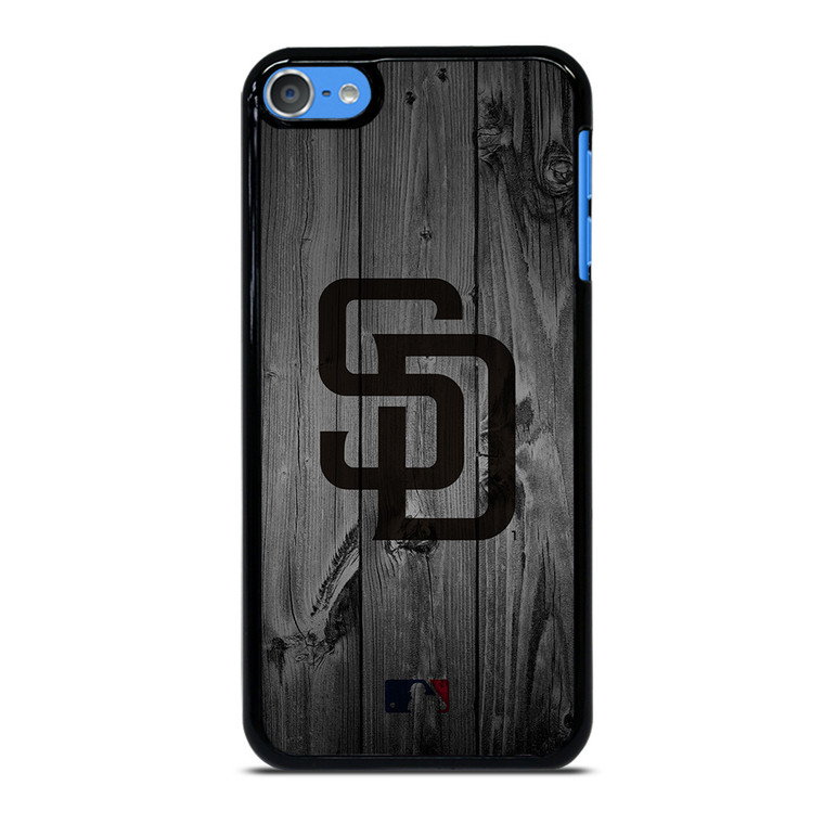 SAN DIEGO PADRES BASEBALL MLB WOOD LOGO iPod Touch 7 Case Cover