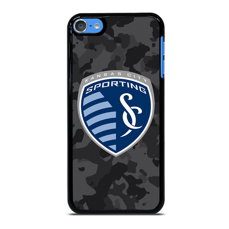 SPORTING KANSAS CITY MLS BLACK CAMO iPod Touch 7 Case Cover