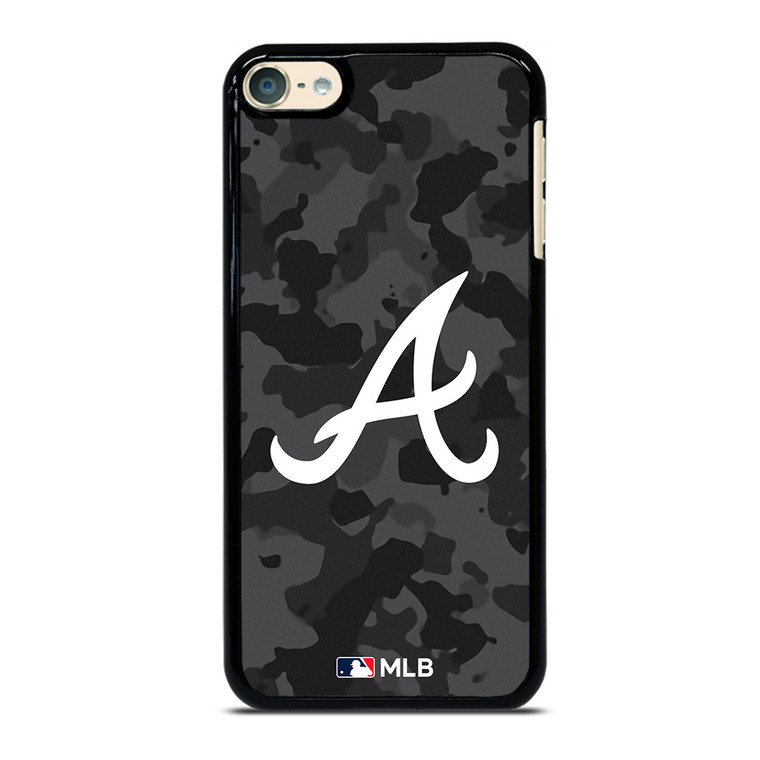 ATLANTA BRAVES BASEBALL BLACK CAMO iPod Touch 6 Case Cover
