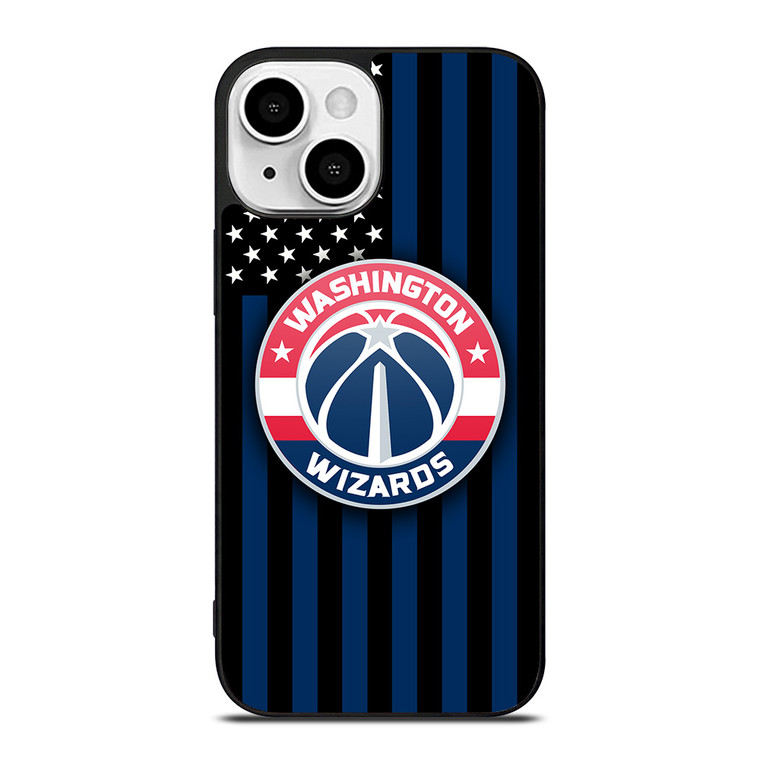 WASHINGTON WIZARDS NBA USA FLAG iPhone 13 Mini Case Cover