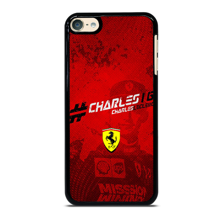 CHARLES LECLERC FERRARI FORMULA ONE F1 RACING 5 iPod Touch 6 Case Cover