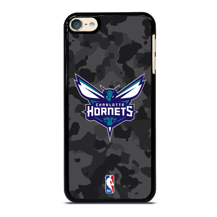 CHARLOTTE HORNETS BLACK CAMO iPod Touch 6 Case Cover
