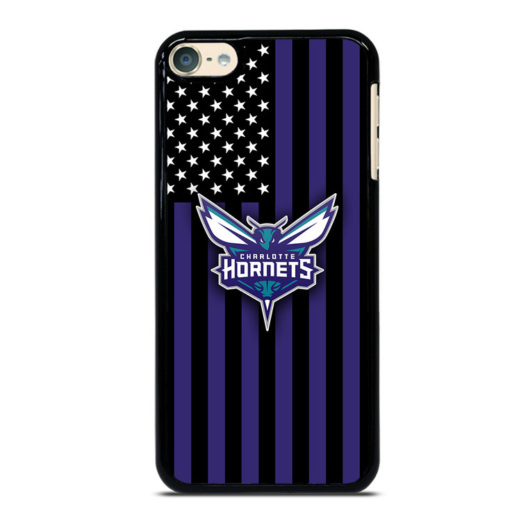 CHARLOTTE HORNETS NBA USA FLAG iPod Touch 6 Case Cover