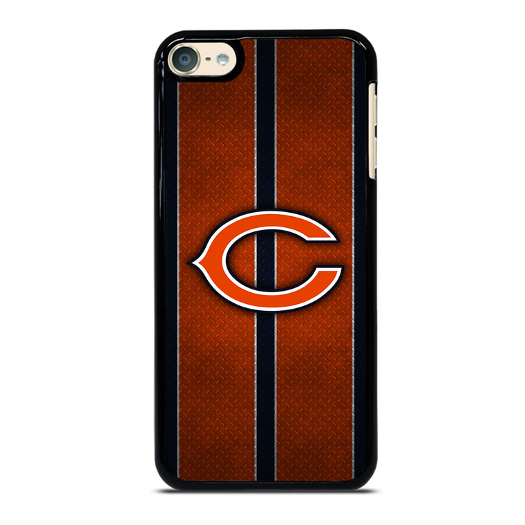 CHICAGO BEARS NFL METAL STRIPE iPod Touch 6 Case Cover