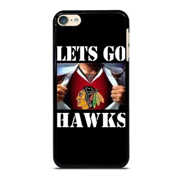 CHICAGO BLACKHAWKS NHL HOCKEY FANS iPod Touch 6 Case Cover