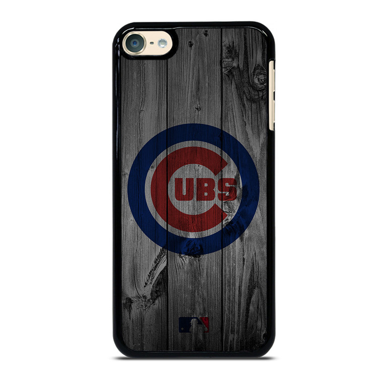 CHICAGO CUBS BASEBALL MLB WOOD LOGO iPod Touch 6 Case Cover