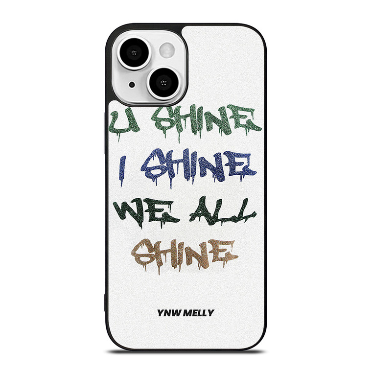 YNW MELLY RAPPER WE ALL SHINE iPhone 13 Mini Case Cover