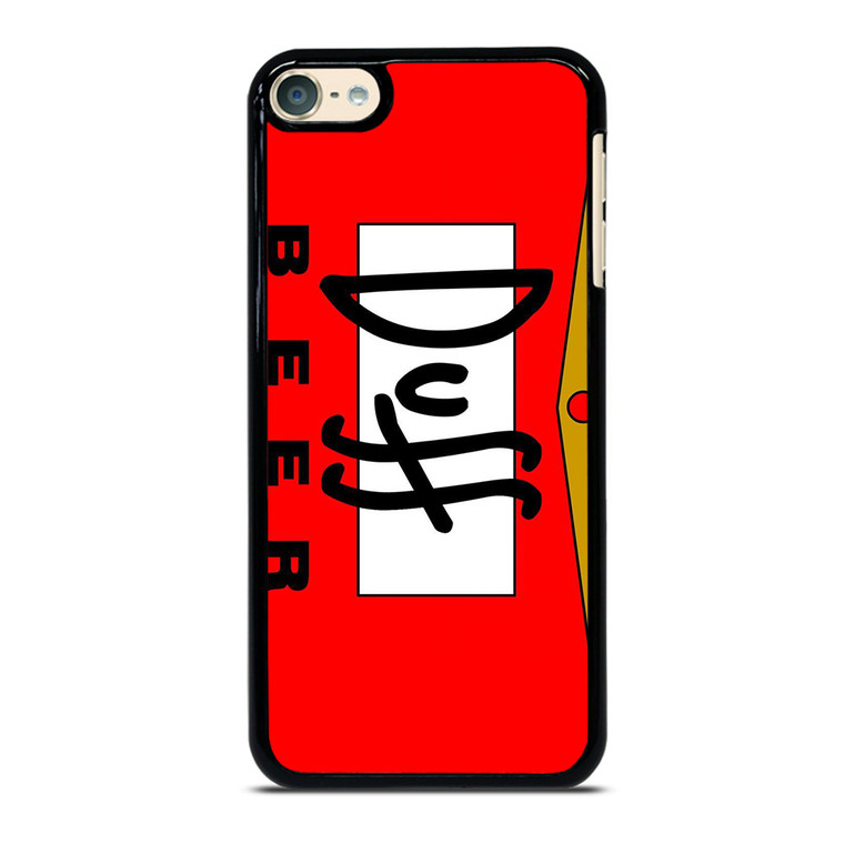 DUFF BEER THE SIMPSONS CARTOON iPod Touch 6 Case Cover