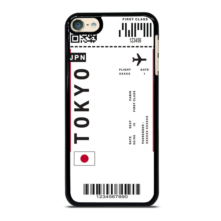 FLIGHT TICKETS JAPAN iPod Touch 6 Case Cover