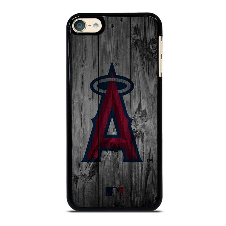 LOS ANGELES ANGELS BASEBALL MLB WOOD LOGO iPod Touch 6 Case Cover