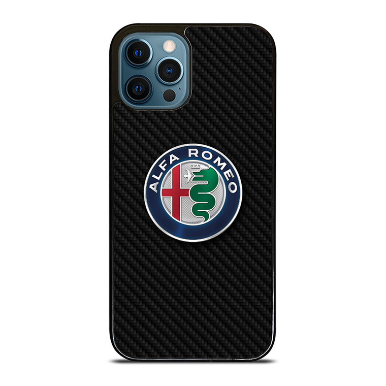 ALFA ROMEO CAR CARBON FIBER iPhone 12 Pro Max Case Cover