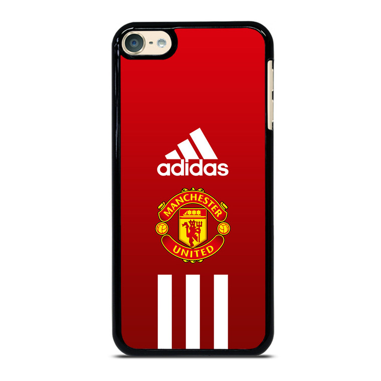 MANCHESTER UNITED FC ADIDAS STRIPES iPod Touch 6 Case Cover