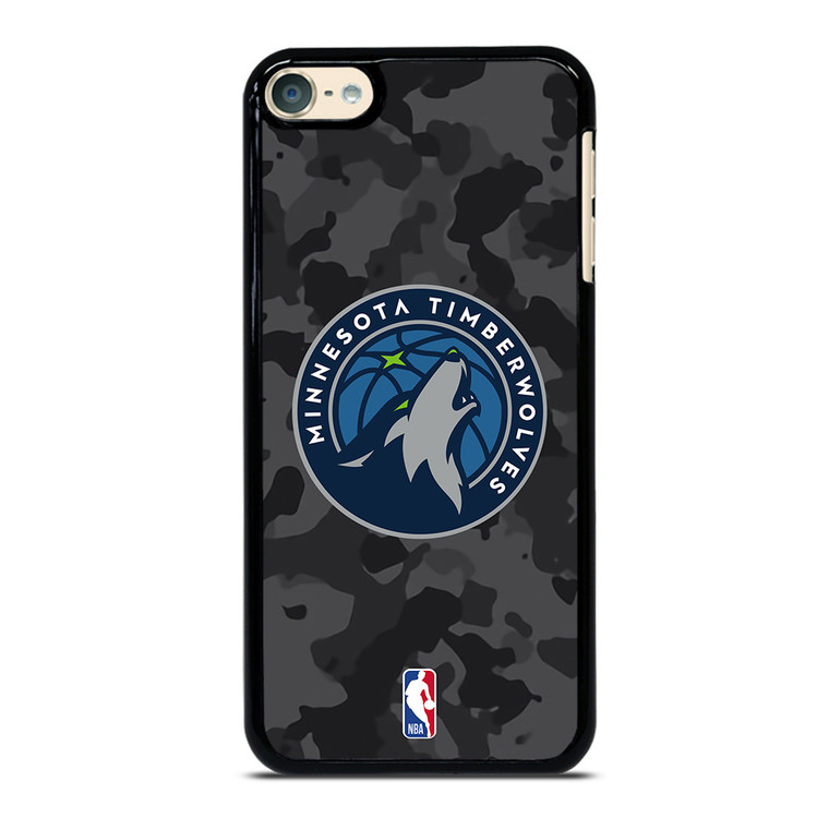 MINNESOTA TIMBERWOLVES BLACK CAMO iPod Touch 6 Case Cover