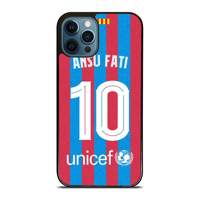 ANSU FATI 10 FC BARCELONA 2022 iPhone 12 Pro Max Case Cover