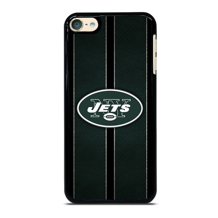 NEW YORK JETS NFL METAL STRIPE iPod Touch 6 Case Cover
