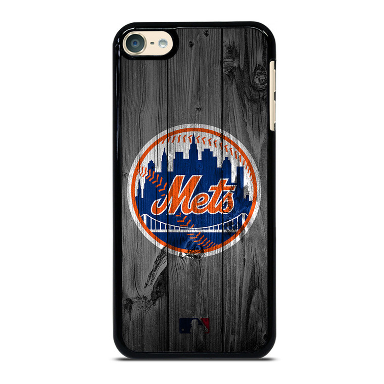 NEW YORK METS BASEBALL MLB WOOD LOGO iPod Touch 6 Case Cover