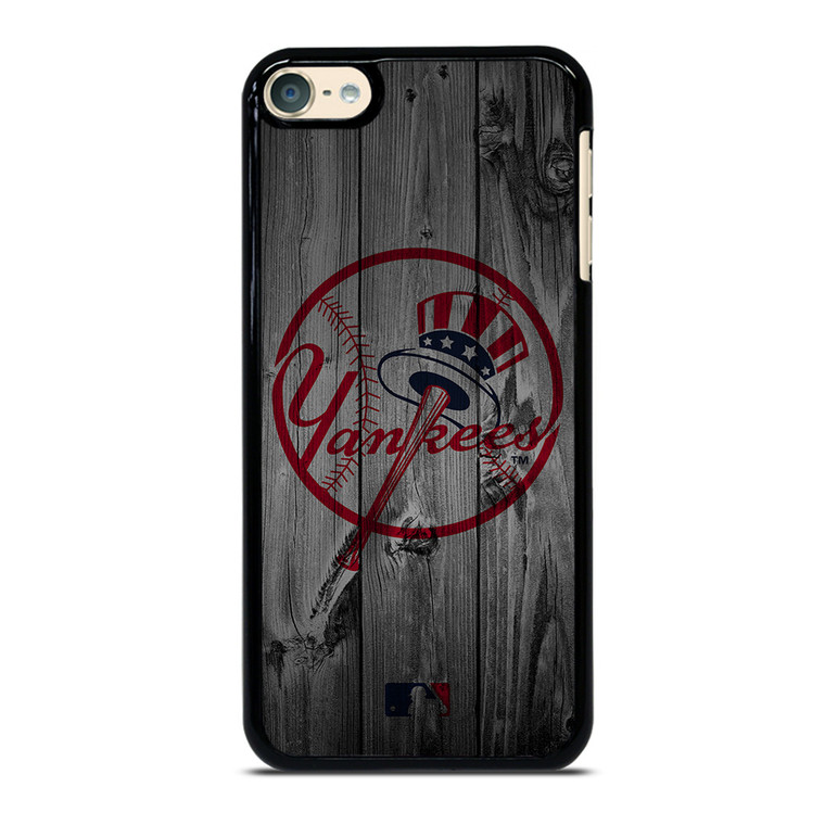 NEW YORK YANKEES BASEBALL MLB WOOD LOGO iPod Touch 6 Case Cover