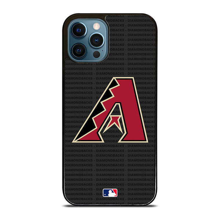 ARIZONA DIAMONDBACKS BASEBALL BLACK iPhone 12 Pro Max Case Cover