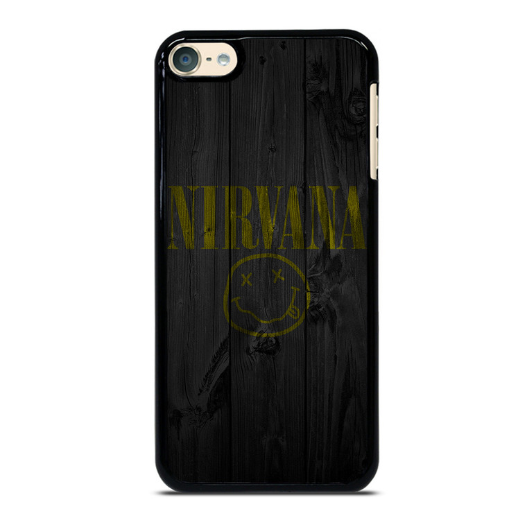 NIRVANA ROCK BAND WOODEN LOGO iPod Touch 6 Case Cover