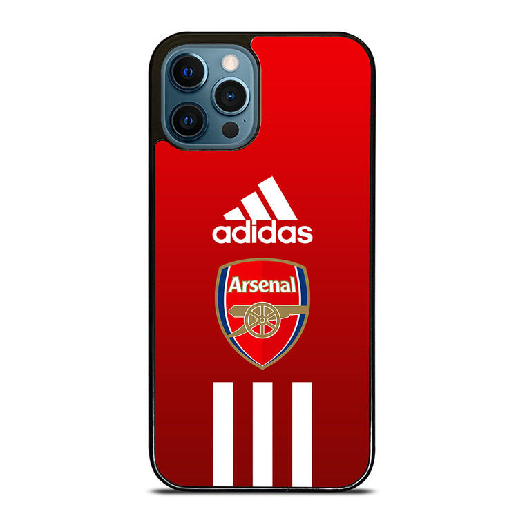ARSENAL FC ADIDAS STRIPES iPhone 12 Pro Max Case Cover