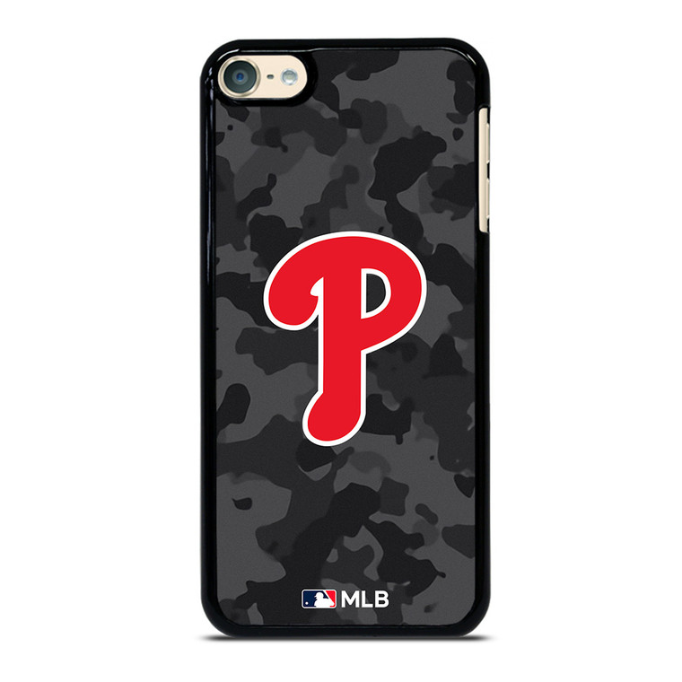 PHILADELPHIA PHILLIES BASEBALL BLACK CAMO iPod Touch 6 Case Cover