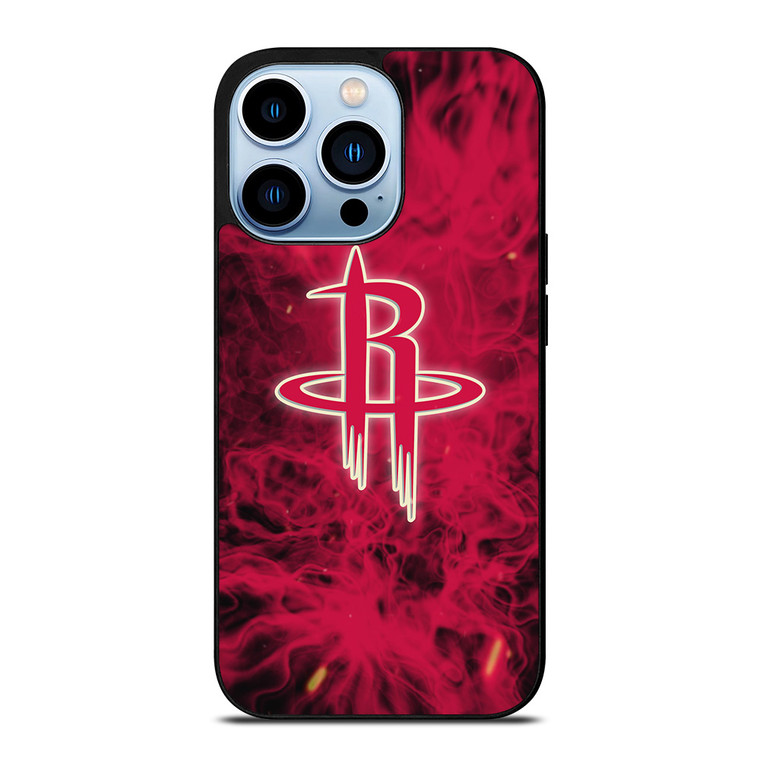 HOUSTON ROCKET BASKETBALL NBA FIRE iPhone 13 Pro Max Case Cover