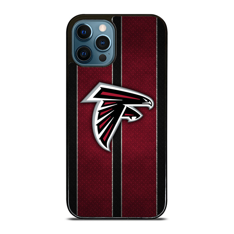 ATLANTA FALCONS NFL METAL STRIPE iPhone 12 Pro Max Case Cover