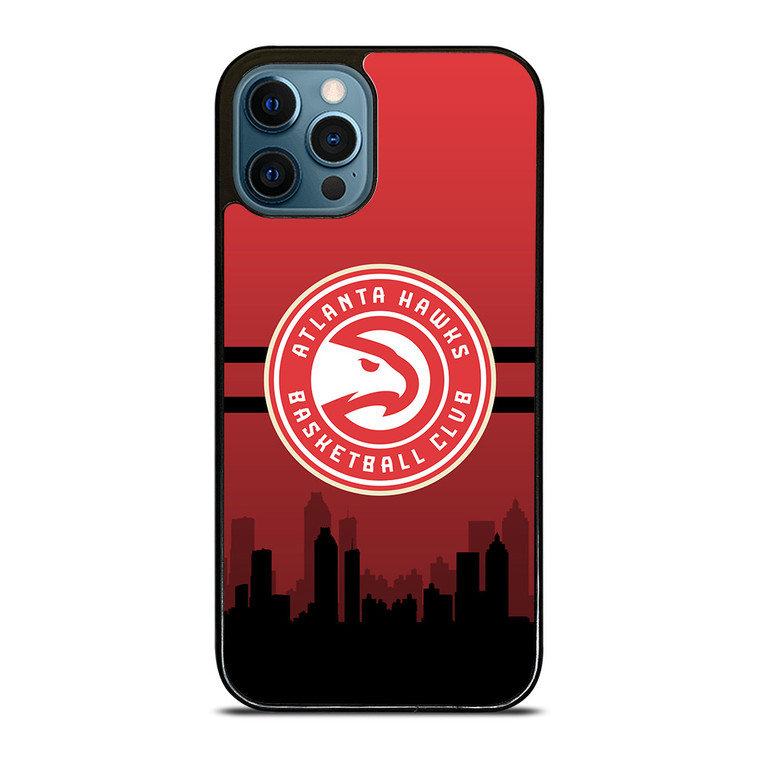 ATLANTA HAWKS NBA SKYLINE iPhone 12 Pro Max Case Cover