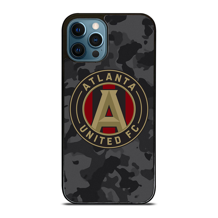 ATLANTA UNITED FC MLS BLACK CAMO iPhone 12 Pro Max Case Cover